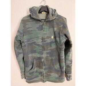 Rare Vintage Special Blend Camo Snowboard Hoodie Y2K Technical Full Zip Mens M
